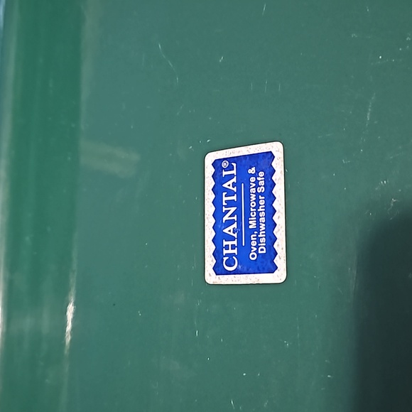 Vintage  NWT Rare  Hunter Green Color X-Large 3  1/4qt Chantal Ceramic Server … - Picture 11 of 17